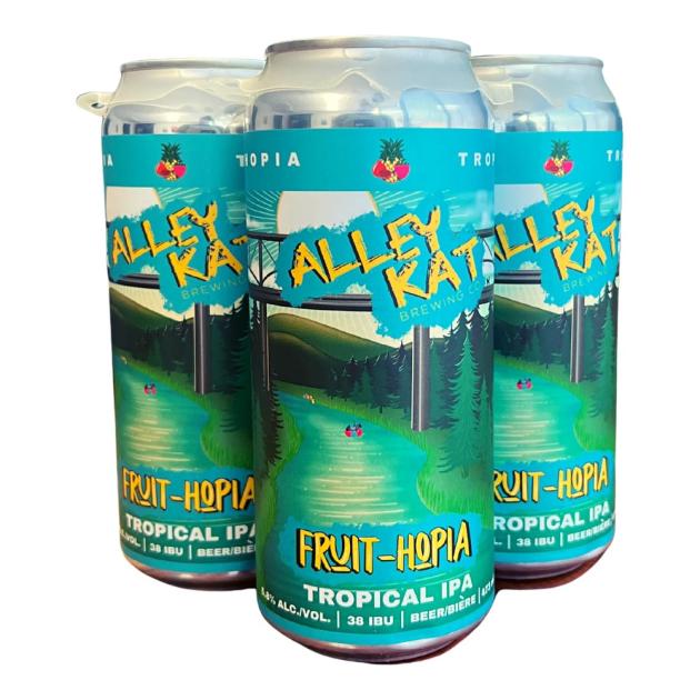 Alley Kat Fruit-Hopia Tropical IPA 4 x 473 mL