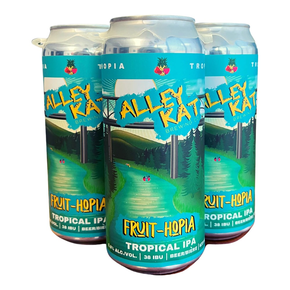 Alley Kat Fruit-Hopia Tropical IPA 4 x 473 mL