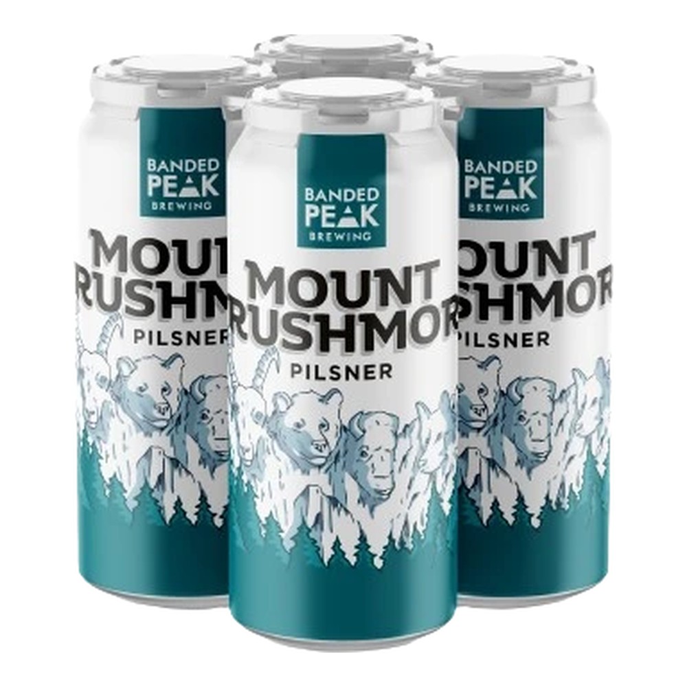 Banded Peak Mount Crushmore Pilsner 4 x 473 mL