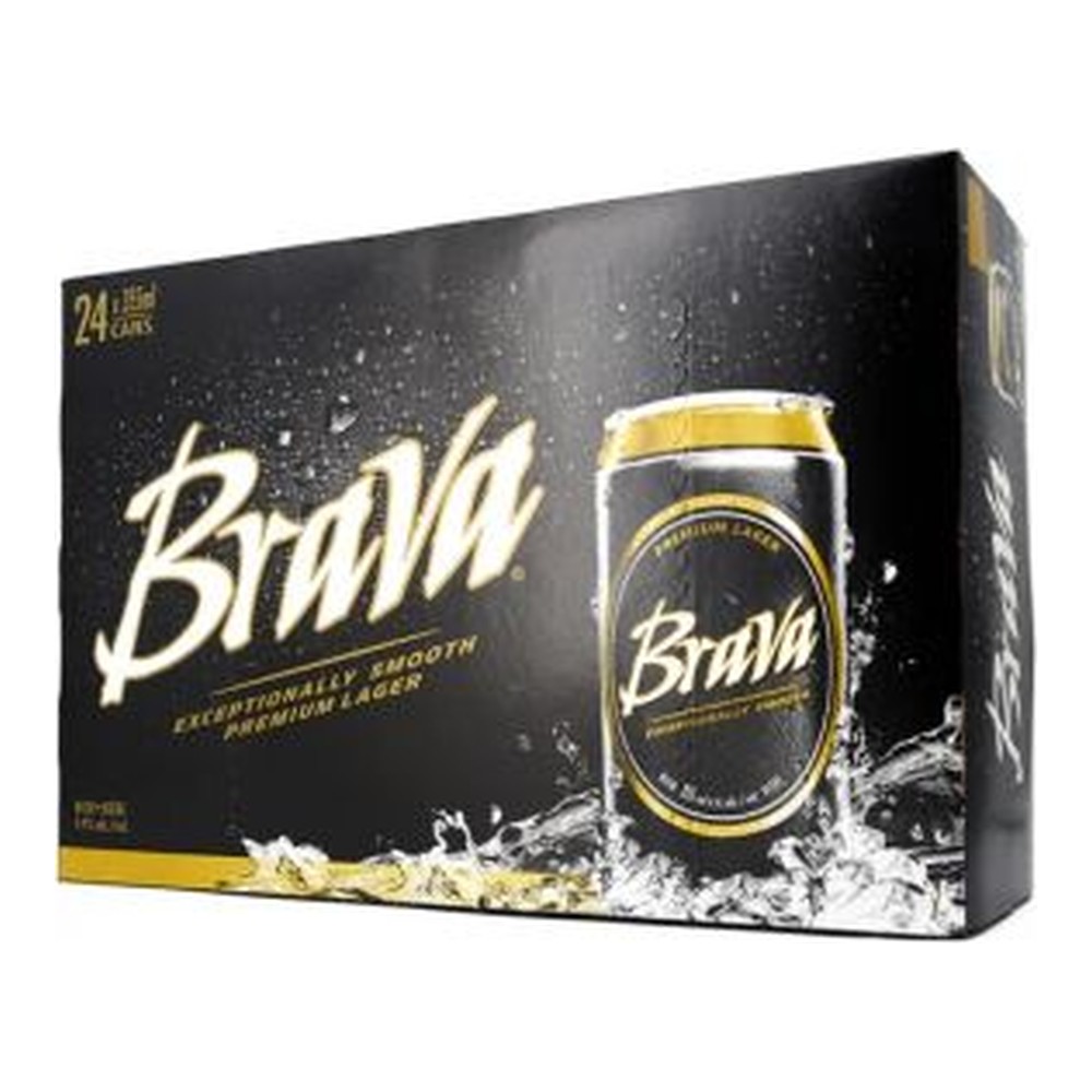 Brava Premium Lager 24 x 355mL Cans
