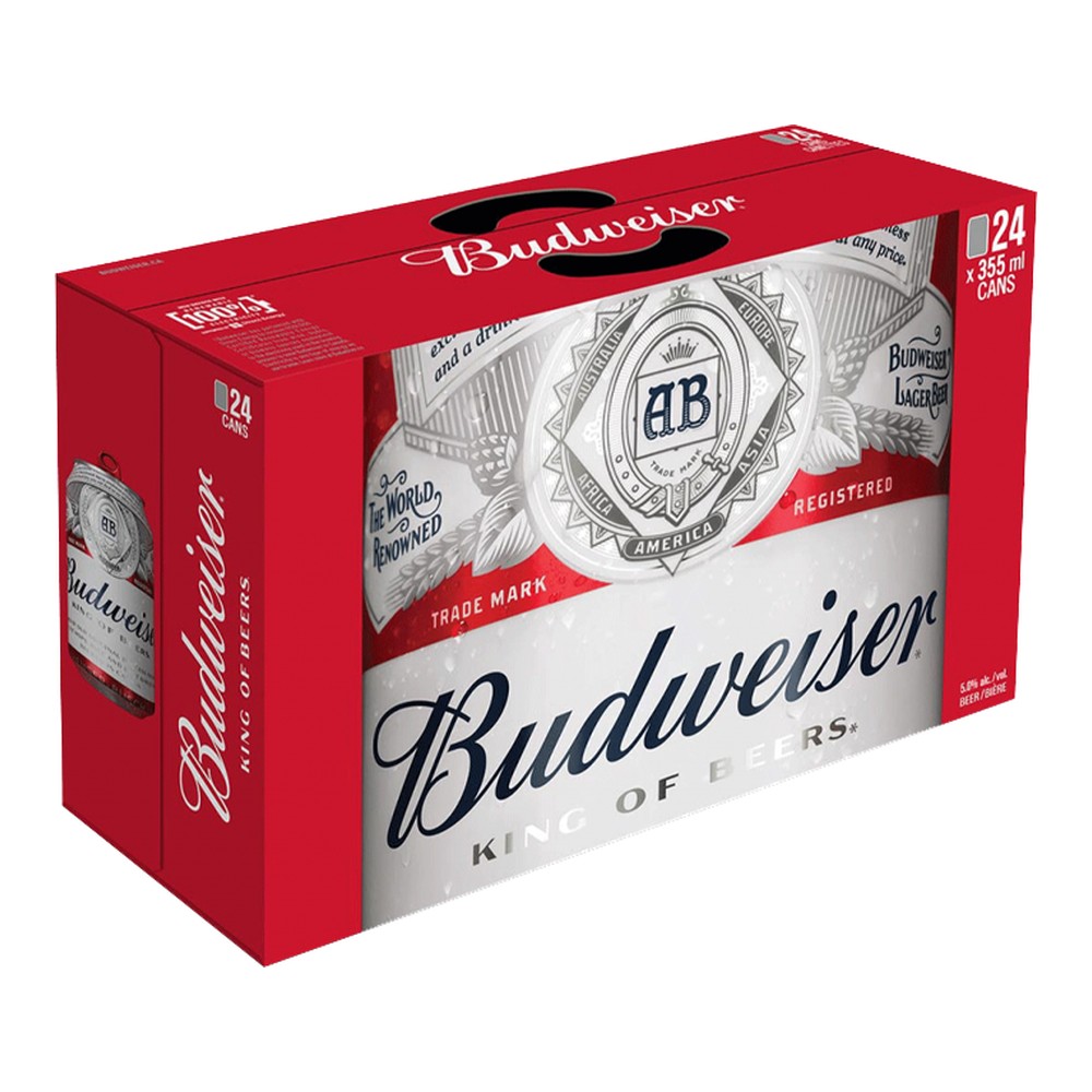 Budweiser 24 x 355 mL Cans