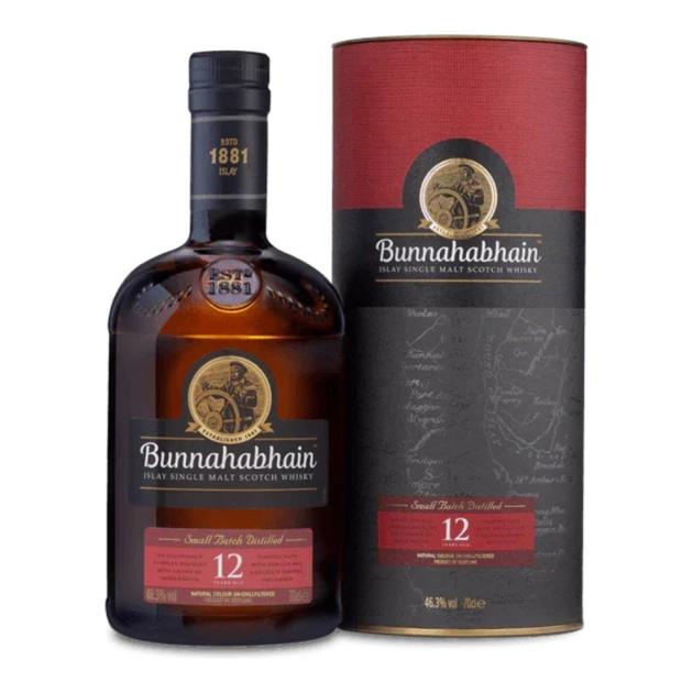 Bunnahabhain 12 Year Old Islay Single Malt Scotch Whisky 750ml