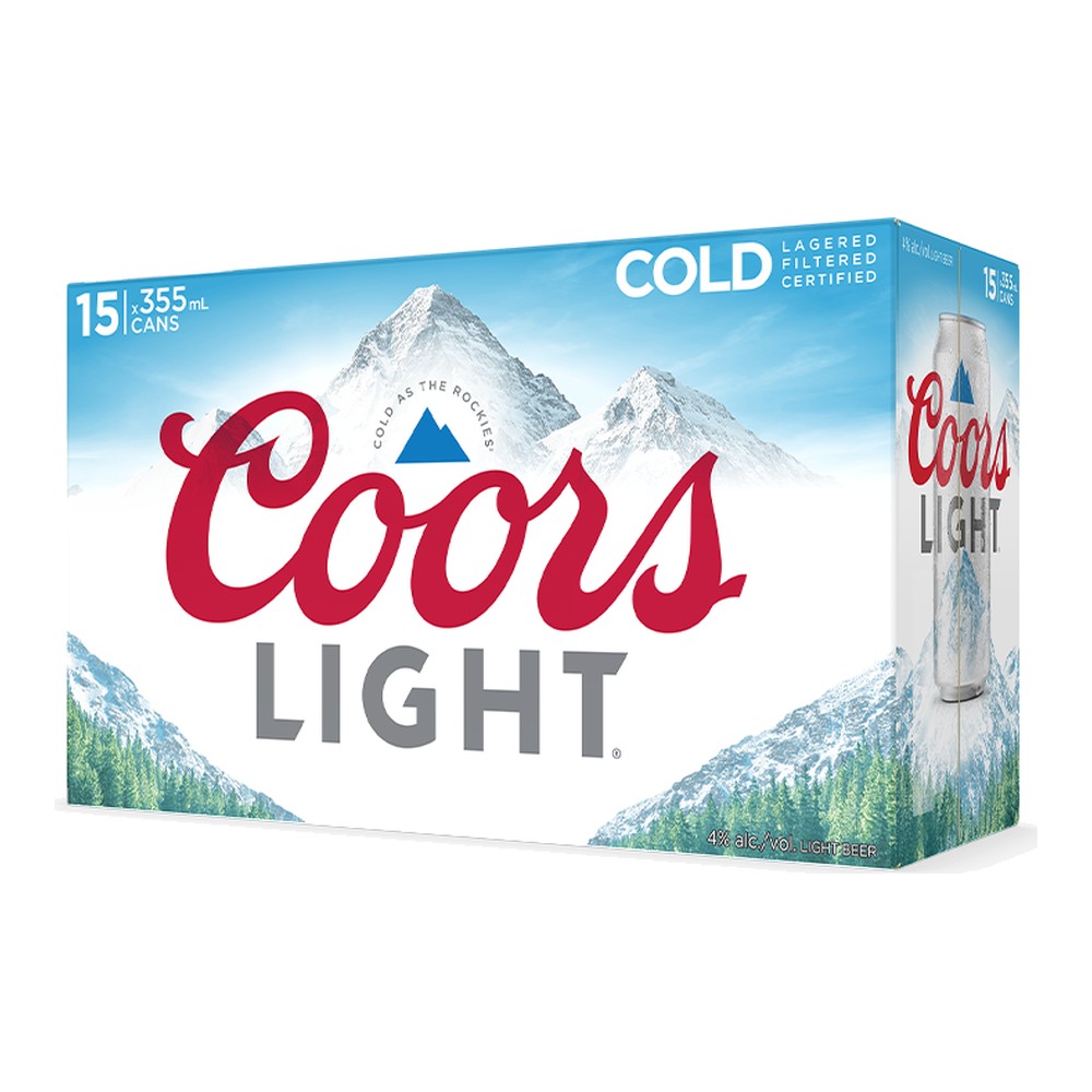 Coors Light 15 x 355 mL Cans