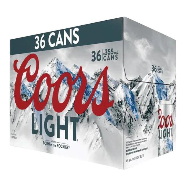 Coors Light 36 x 355ml Cans