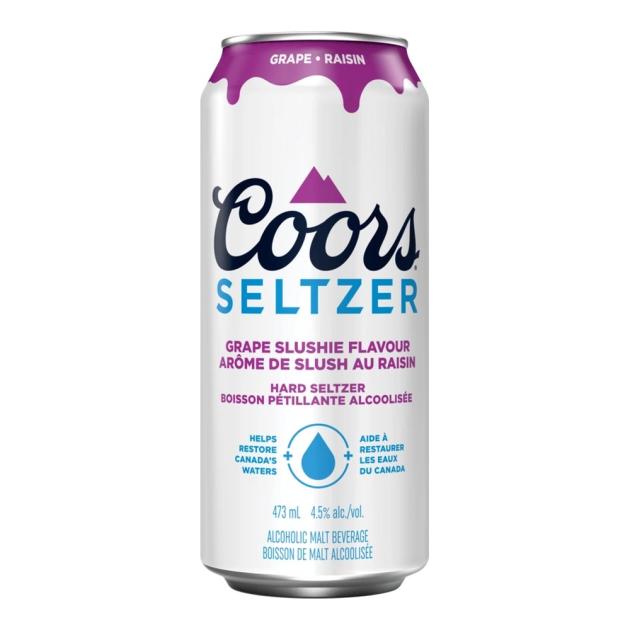 Coors Seltzer Grape Slushie 6 x 355ml Cans