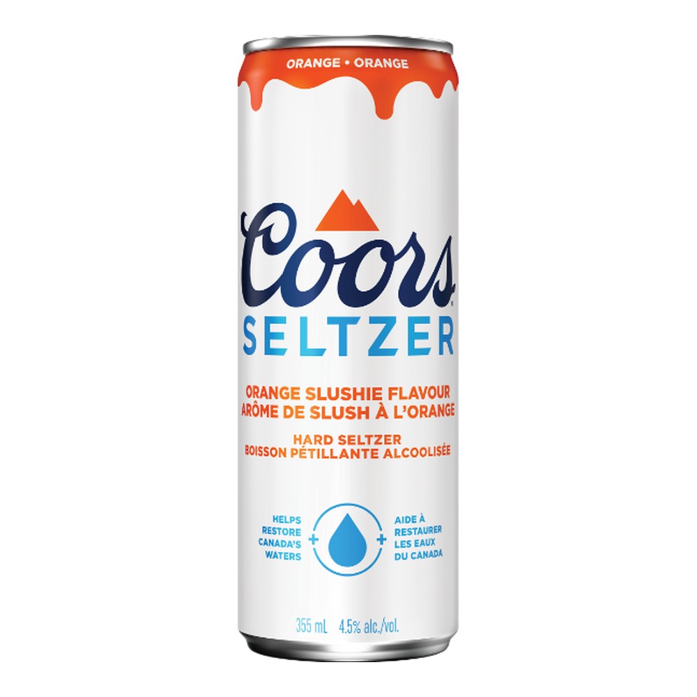 Coors Seltzer Orange Slushie 6 x 355ml Cans