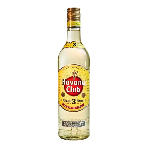 Havana Club Anejo 3Yr White Rum 750 mL