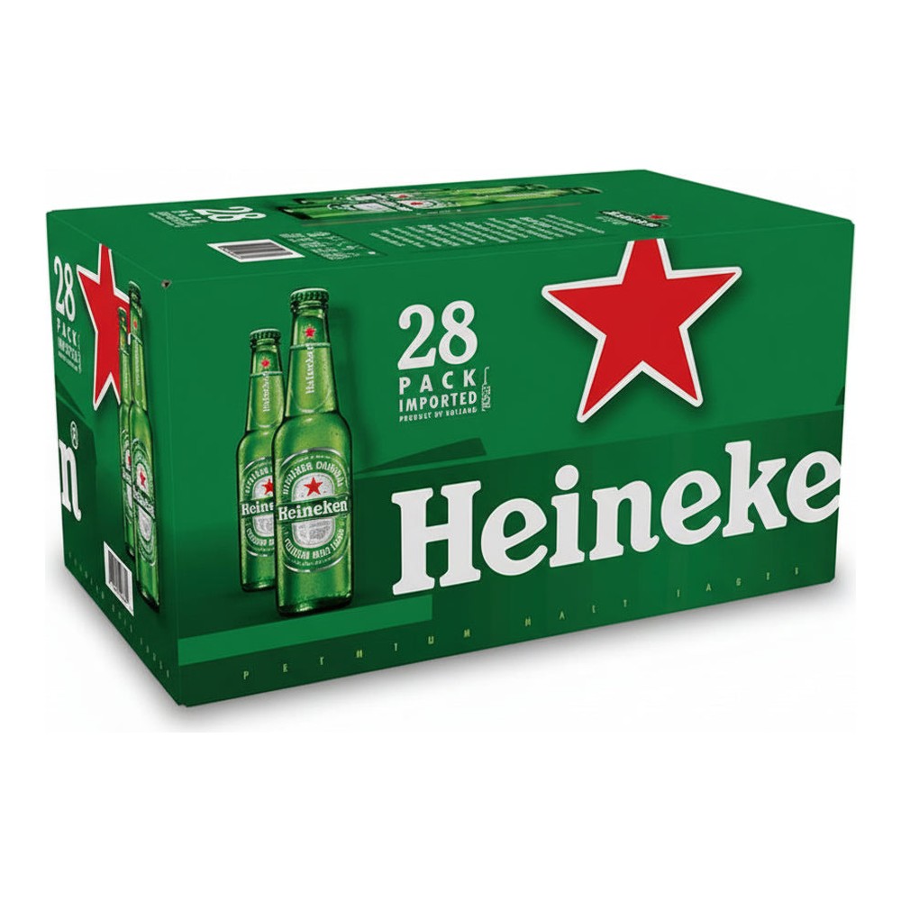 Heineken Lager 28 x 355ml Bottles