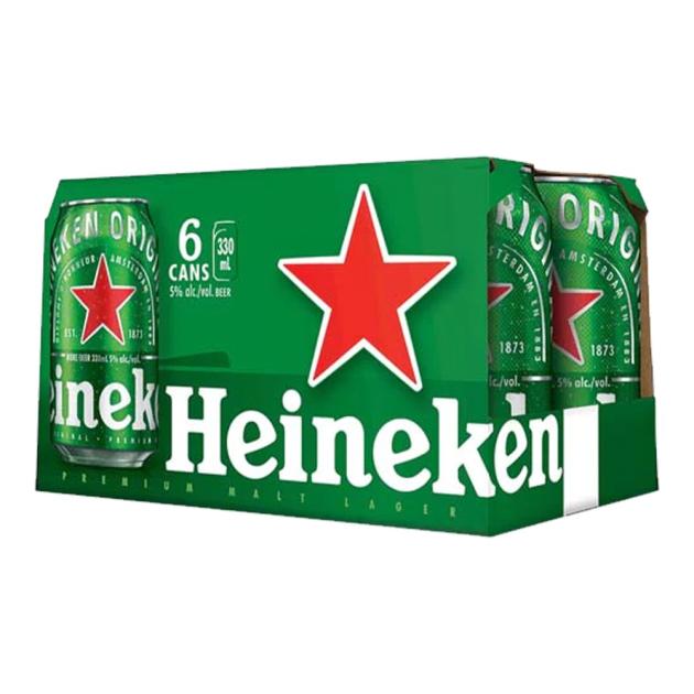 Heineken Lager 6 x 330 mL