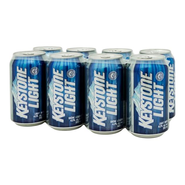 Keystone Light 8 x 355 mL Cans