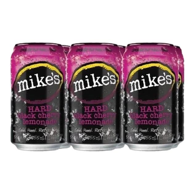 Mikes Hard Black Cherry Lemonade 6 x 355 mL Cans