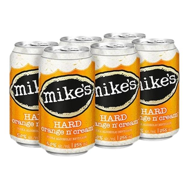 Mikes Hard Orange N' Cream 6 x 355 mL Cans