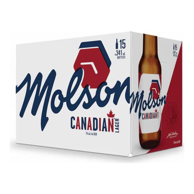 Molson Canadian 15 x 341 mL Bottles