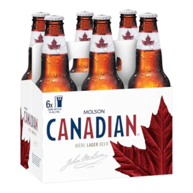 Molson Canadian 6 x 341mL Bottles
