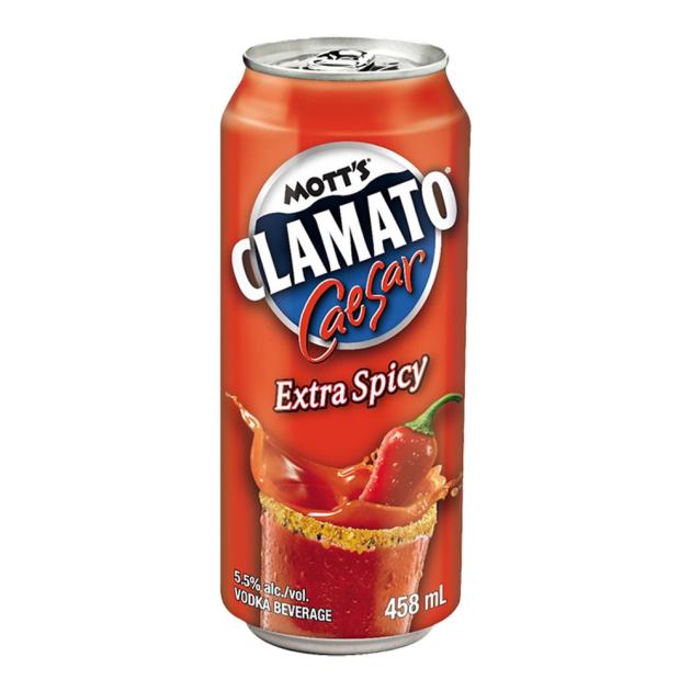 Mott's Clamato 'Extra Spicy' Caesar 458 mL
