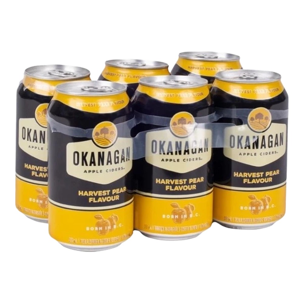 Okanagan Cider Harvest Pear 6 x 355 mL Cans