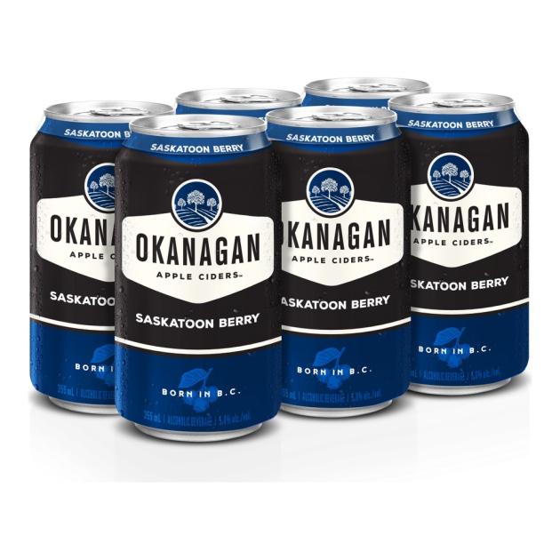 Okanagan Cider Saskatoon Berry 6 x 355ml Cans