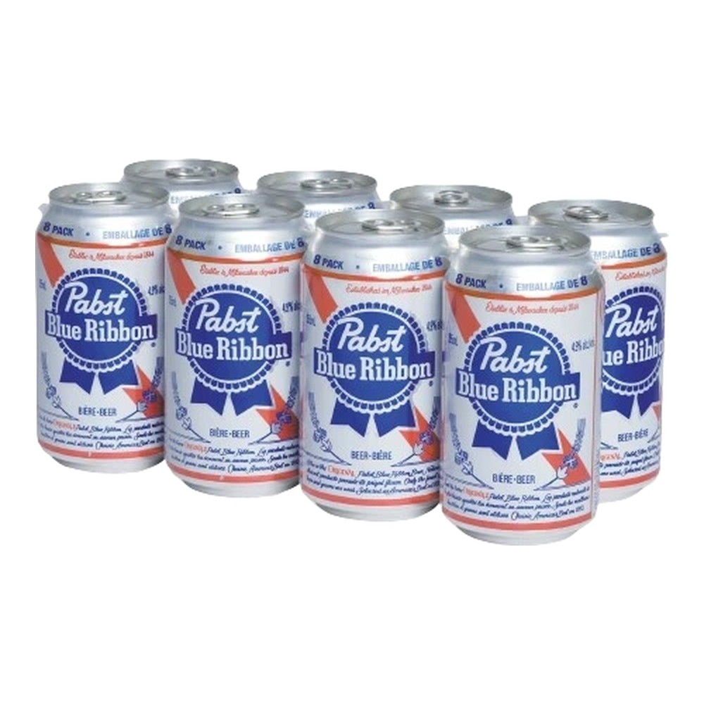 Pabst Blue Ribbon 8 x 355 mL Cans
