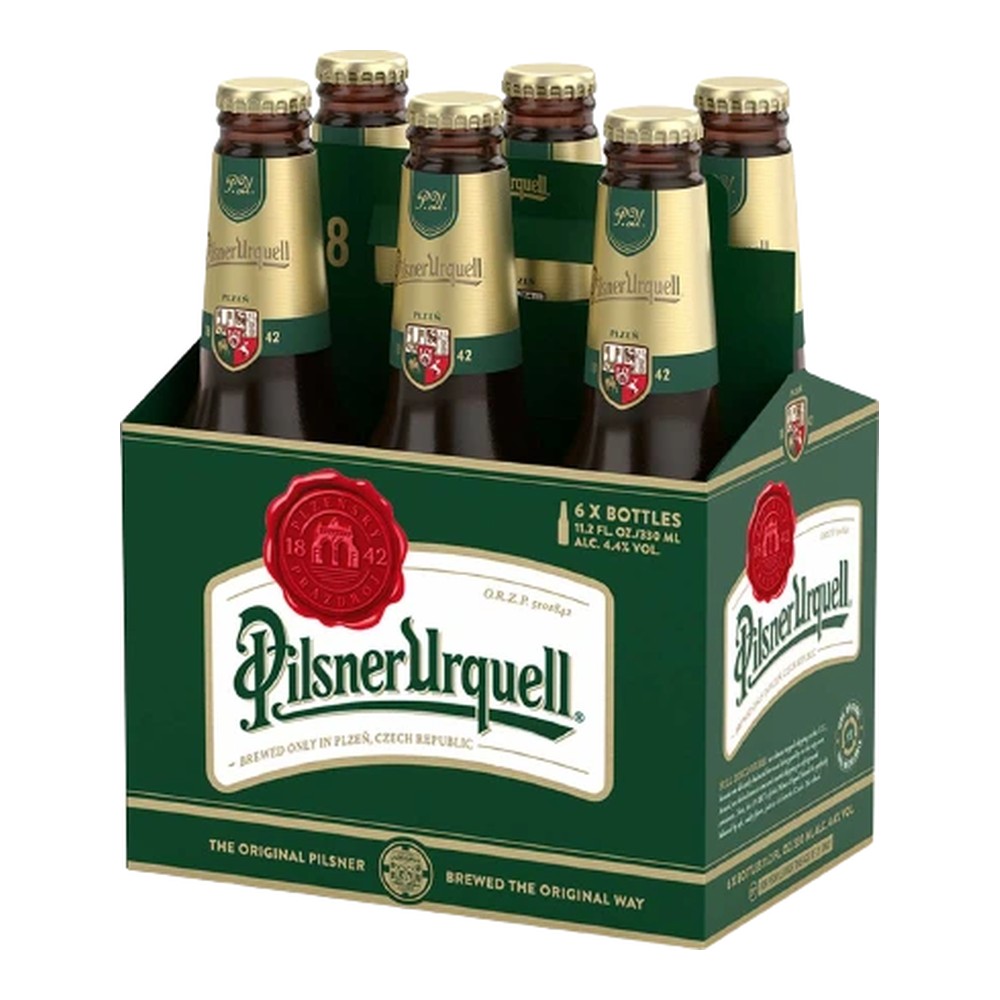 Pilsner Urquell 6 x 330 mL Bottles