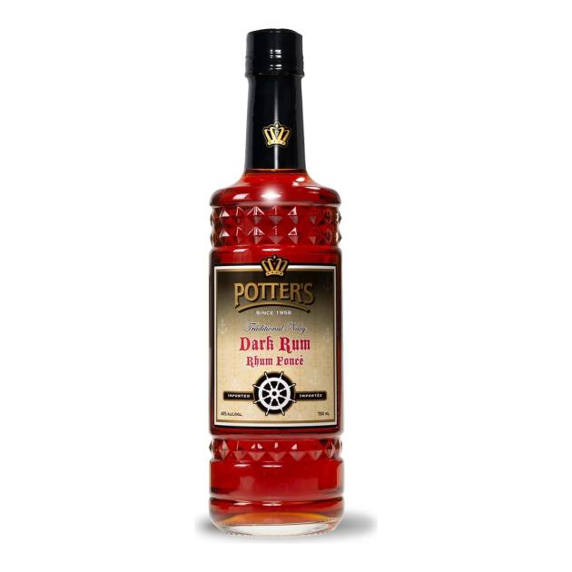 Potter's Traditional Dark Navy Rum 750ml