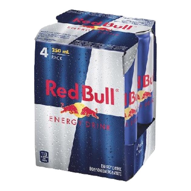 Red Bull Energy Drink 4 x 250ml Cans