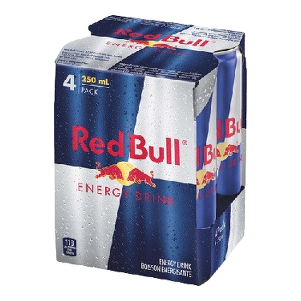 Red Bull Energy Drink 4 x 250ml Cans
