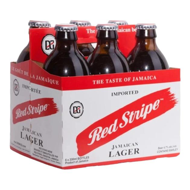 Red Stripe 6 x 330 mL Bottles
