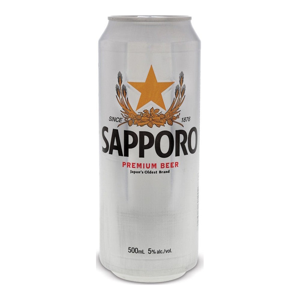 Sapporo 500 mL Can
