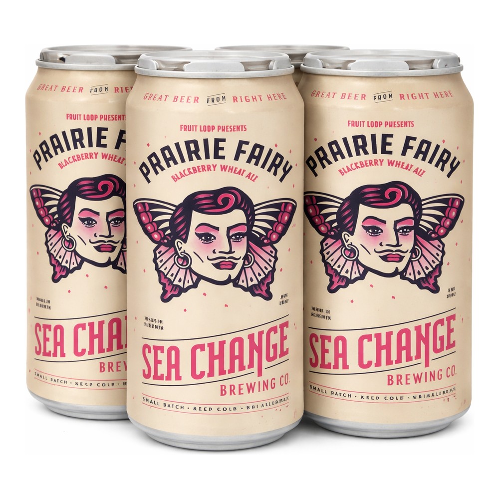 Sea Change Prairie Fairy Blackberry Wheat Ale 4 x 473 mL Cans