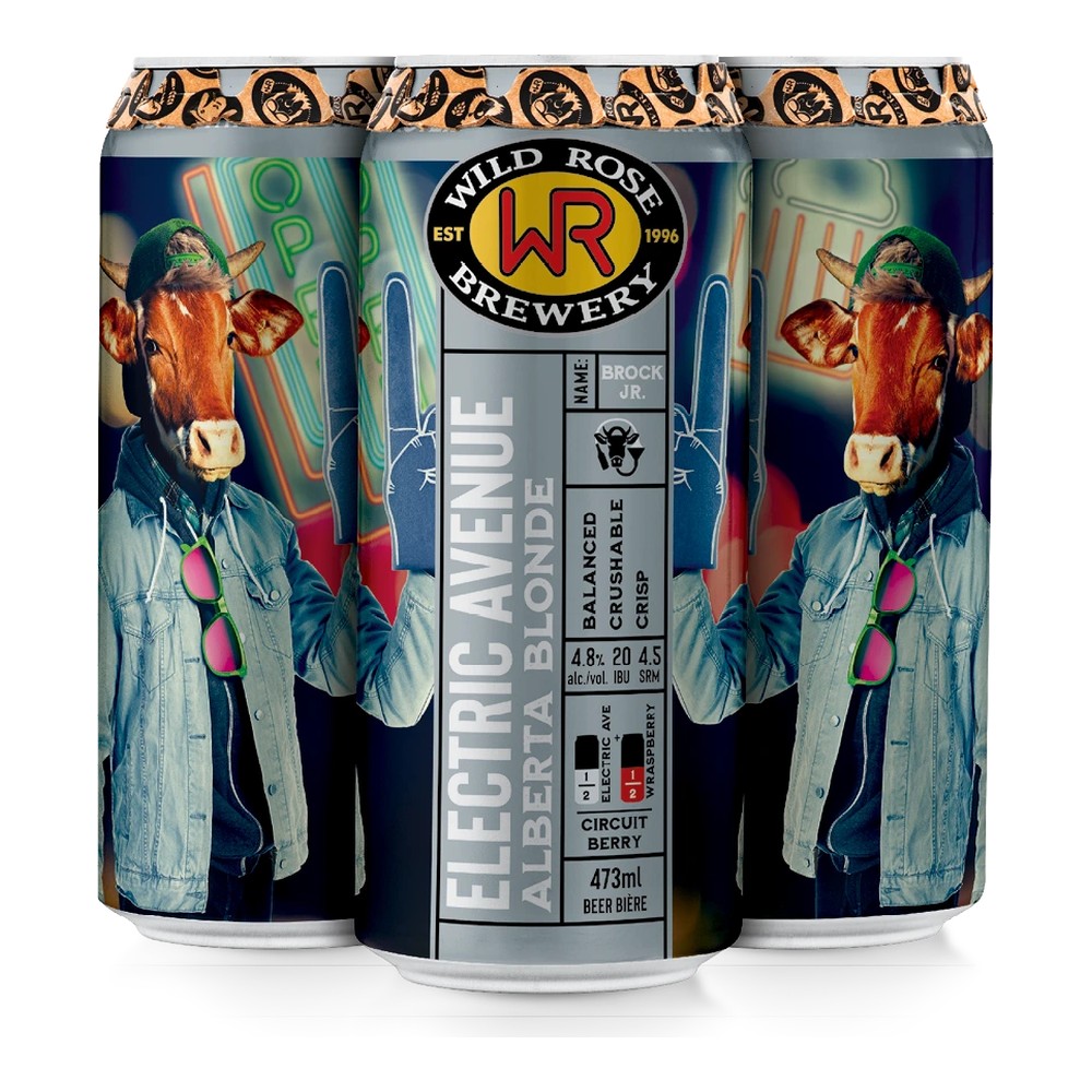 Wild Rose Electric Ave Blonde Ale 4-Pack